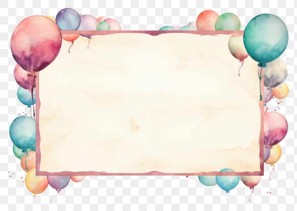 PNG  Birthday paper backgrounds balloon. AI generated Image by rawpixel.