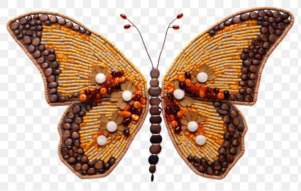 PNG Butterfly jewelry bead art. AI generated Image by rawpixel.