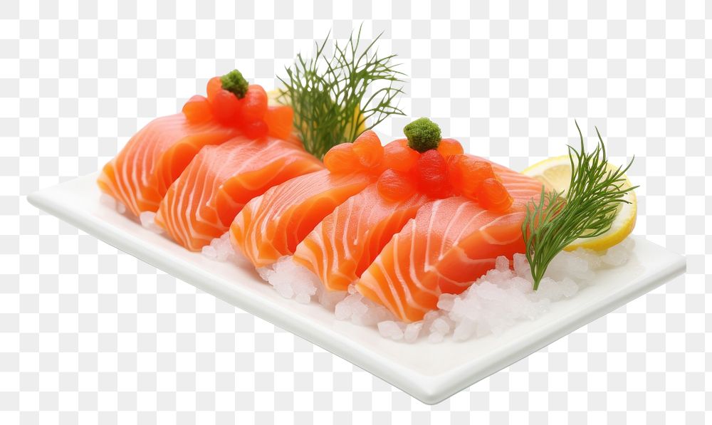 PNG Food seafood salmon plate.