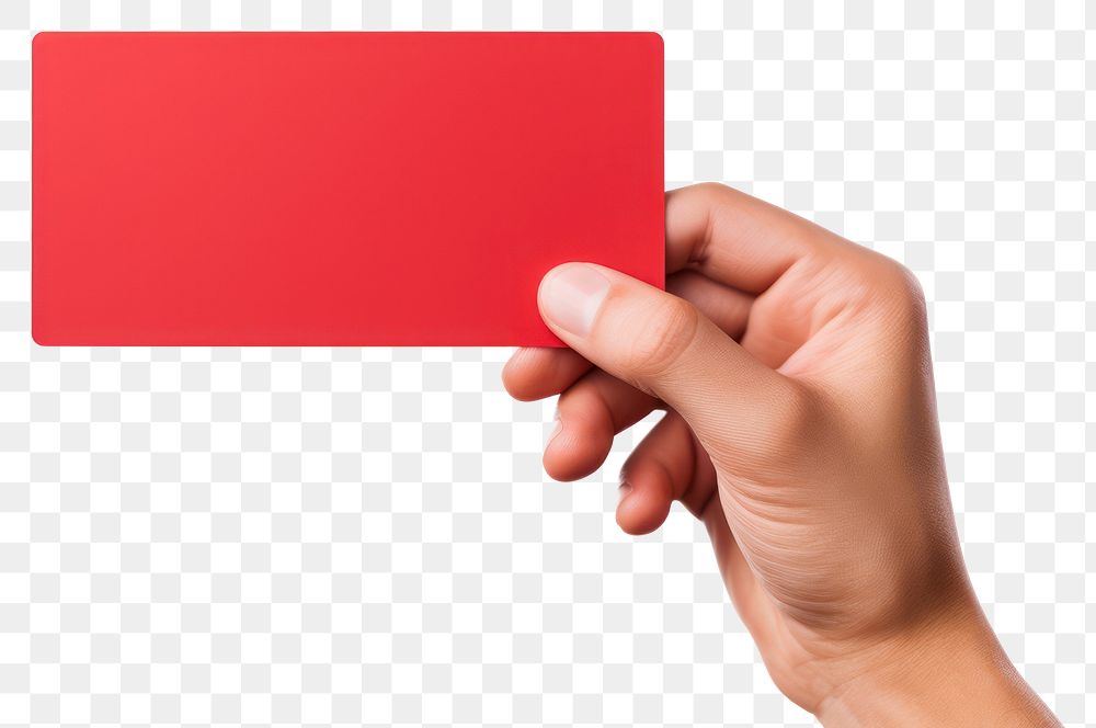 PNG Hand holding card white background rectangle finger. AI generated Image by rawpixel.