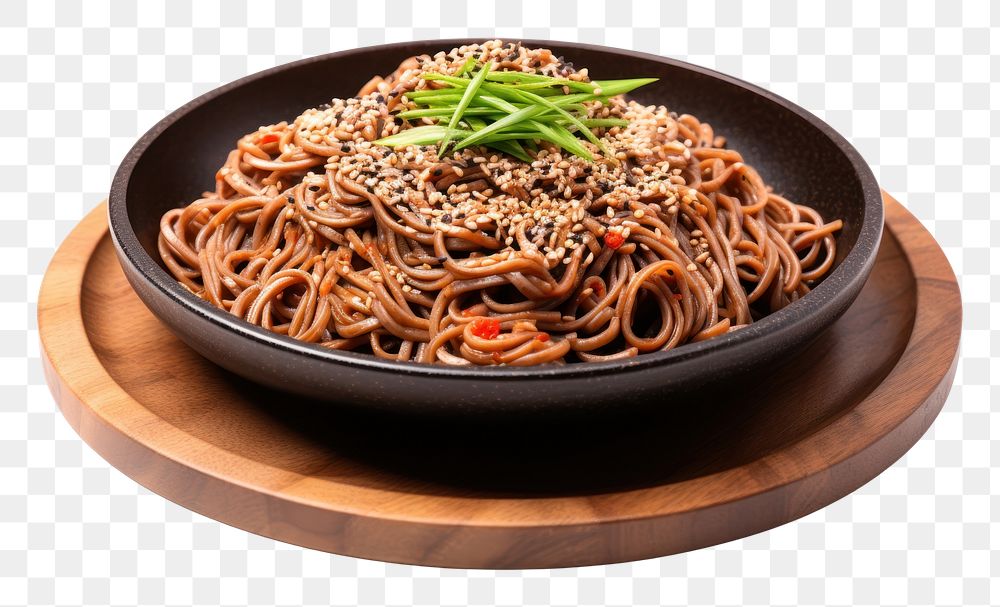 PNG Soba food spaghetti noodle.