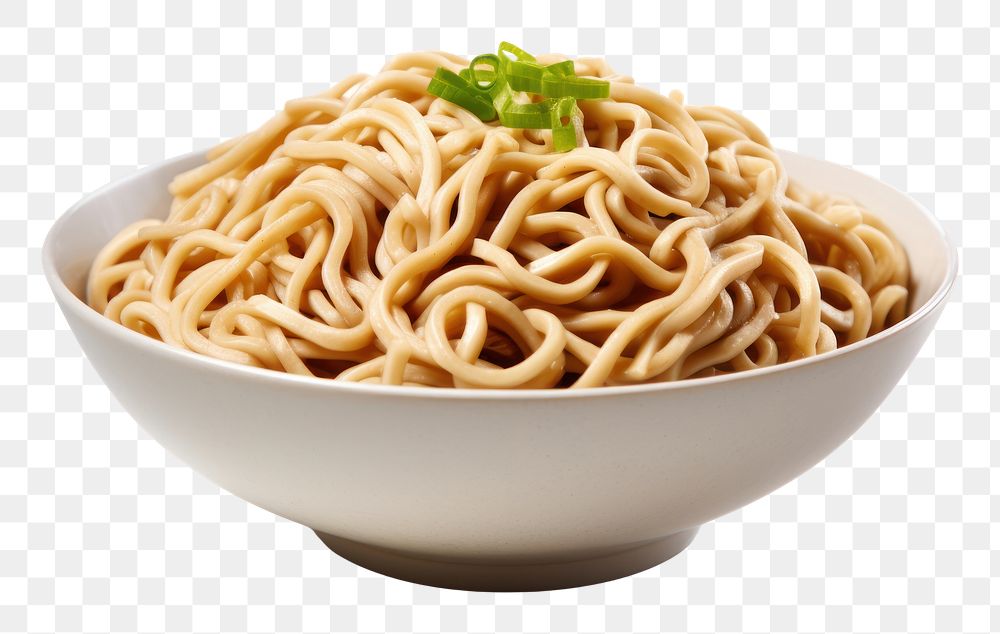 PNG Food noodle bowl white background.