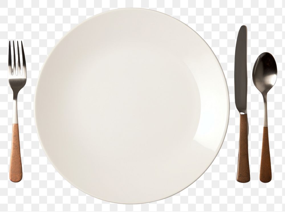 PNG Dinner Plate Knife And Fork plate fork dinner. AI generated Image by rawpixel.