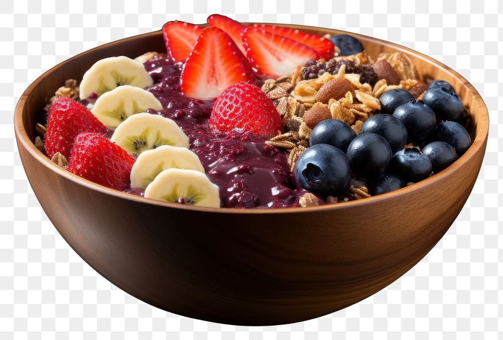 PNG Bowl blueberry fruit food. AI generated Image by rawpixel.