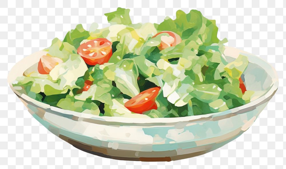 PNG Salad vegetable plant food. AI generated Image by rawpixel.