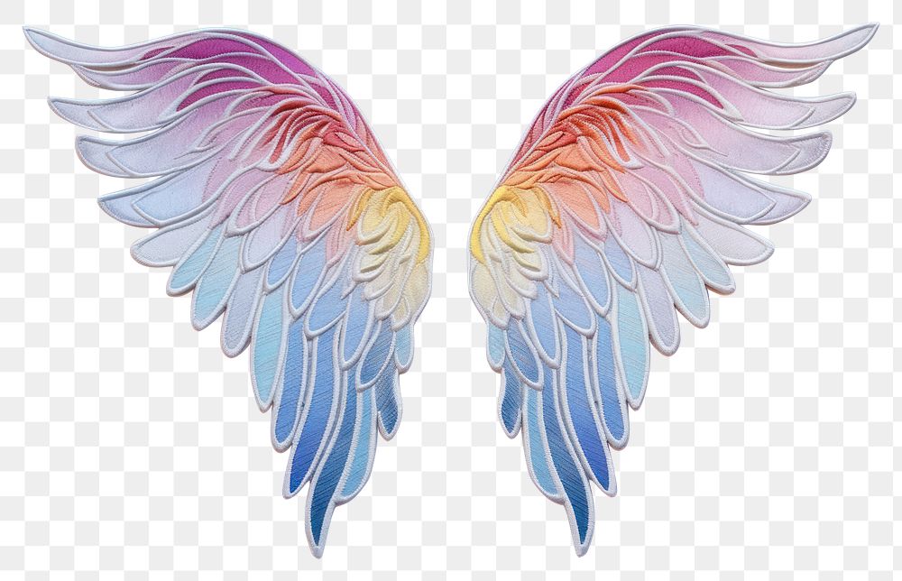 PNG Wings angel white background lightweight. AI generated Image by rawpixel.