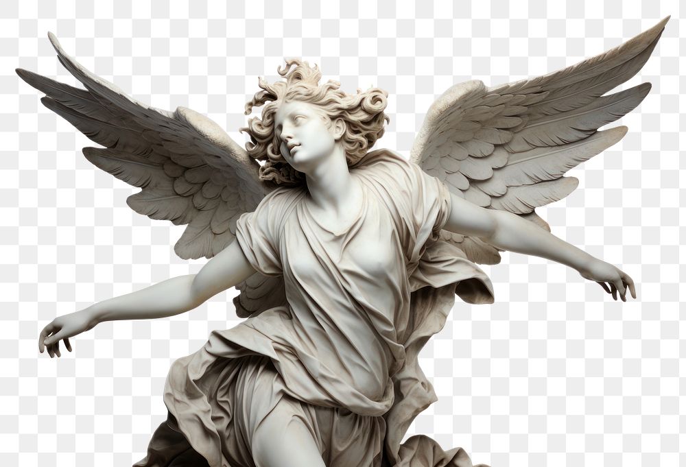 PNG  Greek sculpture angel statue representation spirituality