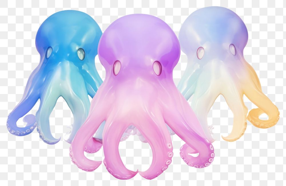 PNG  Octopus animal nature invertebrate. AI generated Image by rawpixel.