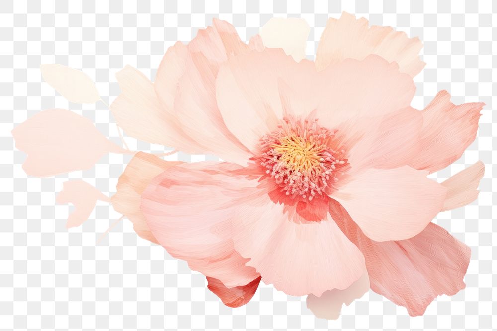 PNG  Flower blossom dahlia petal plant. AI generated Image by rawpixel.