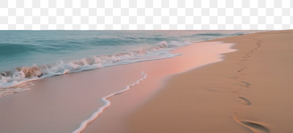 PNG Beach outdoors horizon nature. AI generated Image by rawpixel.