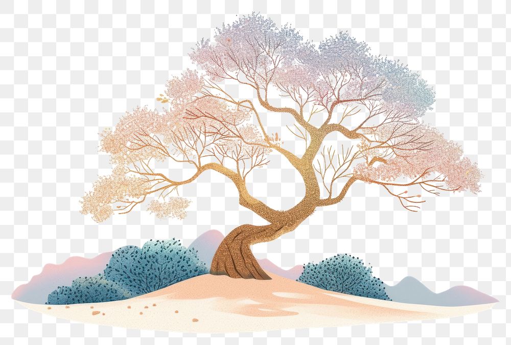 PNG Tree outdoors drawing sketch