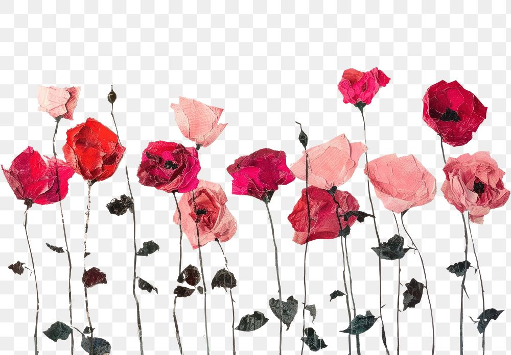 PNG Field of rose art backgrounds painting.