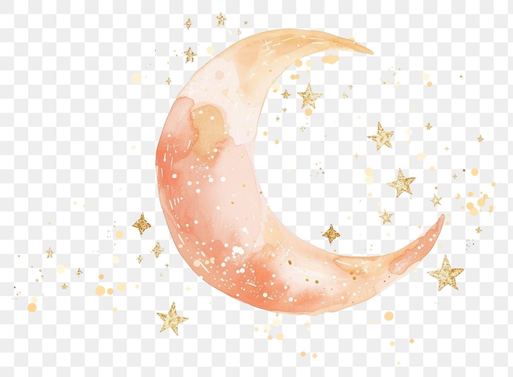 PNG Moon astronomy night white background.