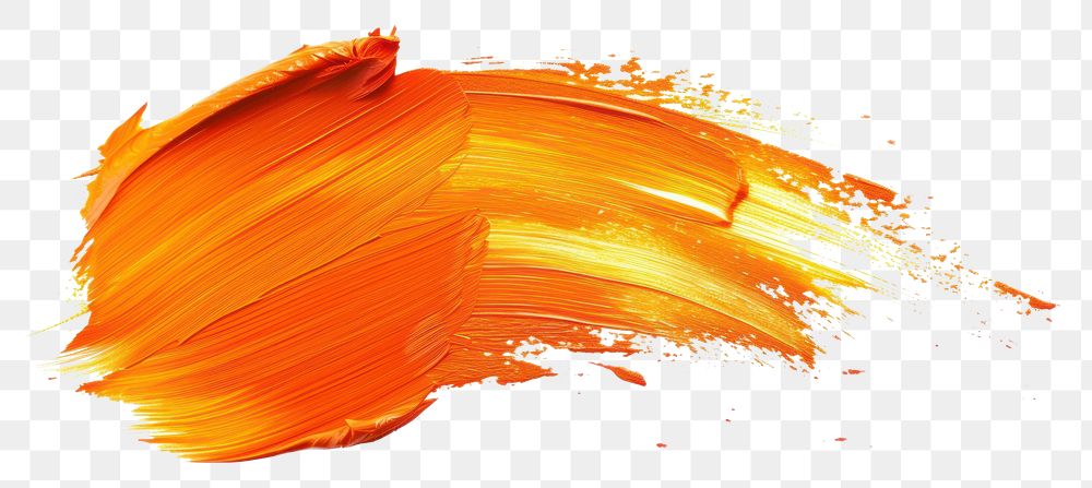 PNG Orange brush stroke backgrounds paint petal.