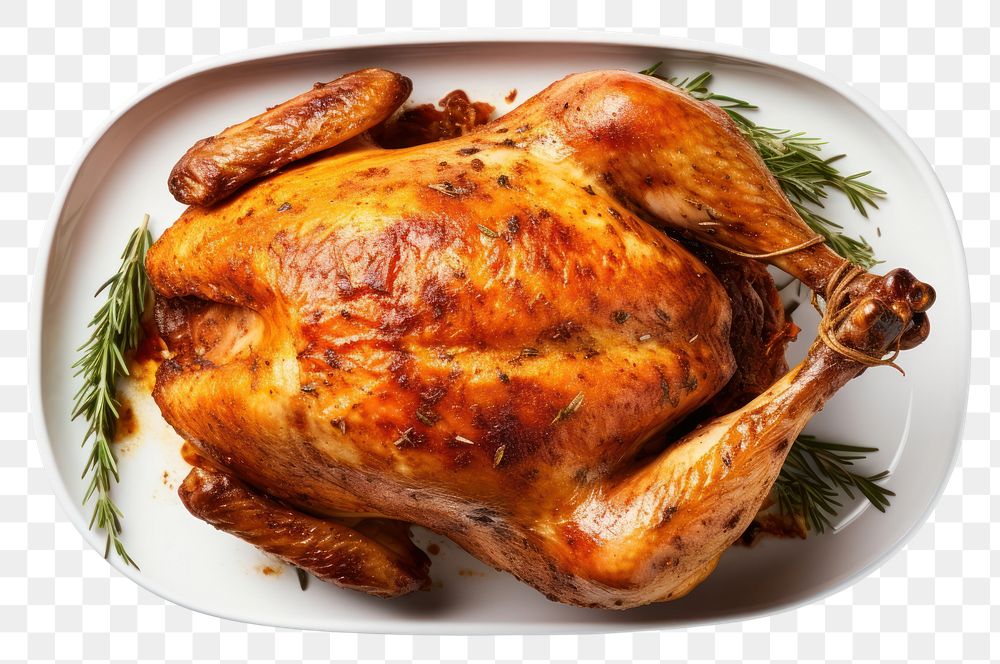 PNG Roasted roast chicken dinner meat food.