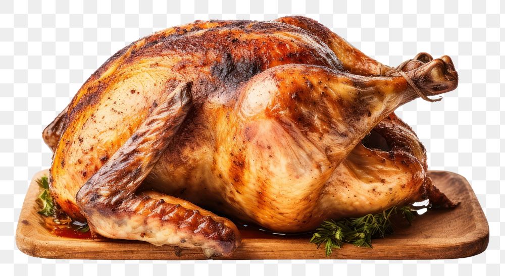 PNG Roasted roast chicken dinner meat food.