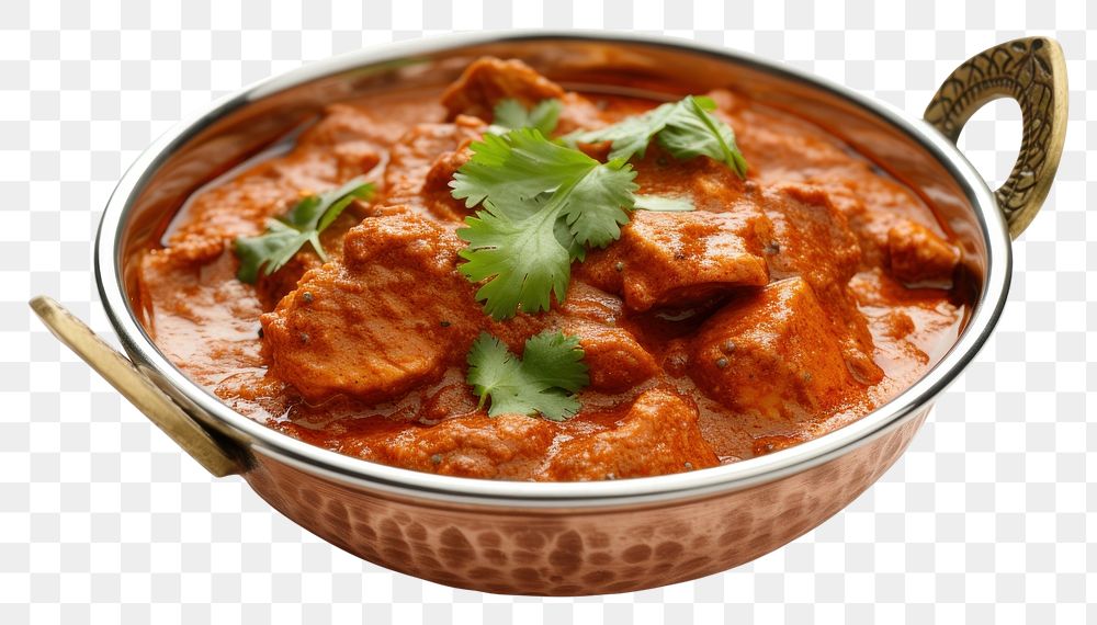 PNG Photo of chicken tikka masala curry food meat.