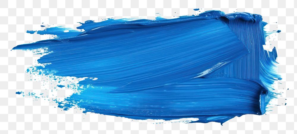 PNG Rectangle brush stroke backgrounds paint blue.