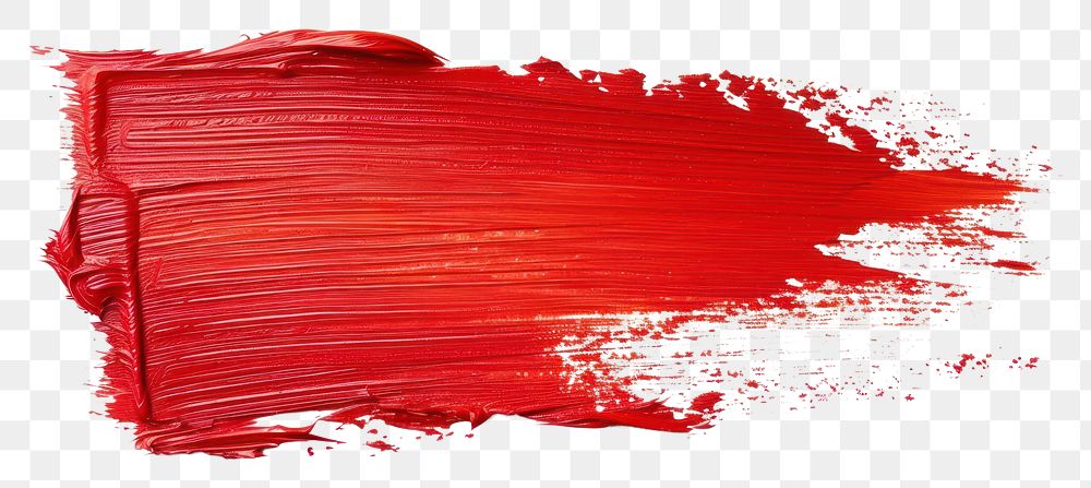 PNG Rectangle brush stroke backgrounds paint red.