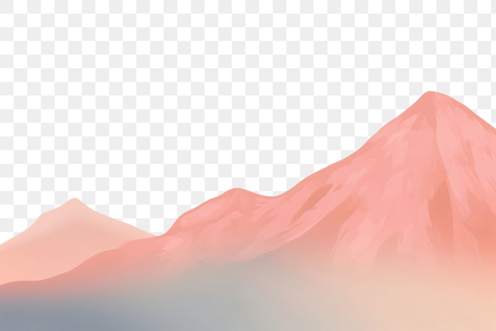 PNG Illustration of mountain backgrounds outdoors nature.