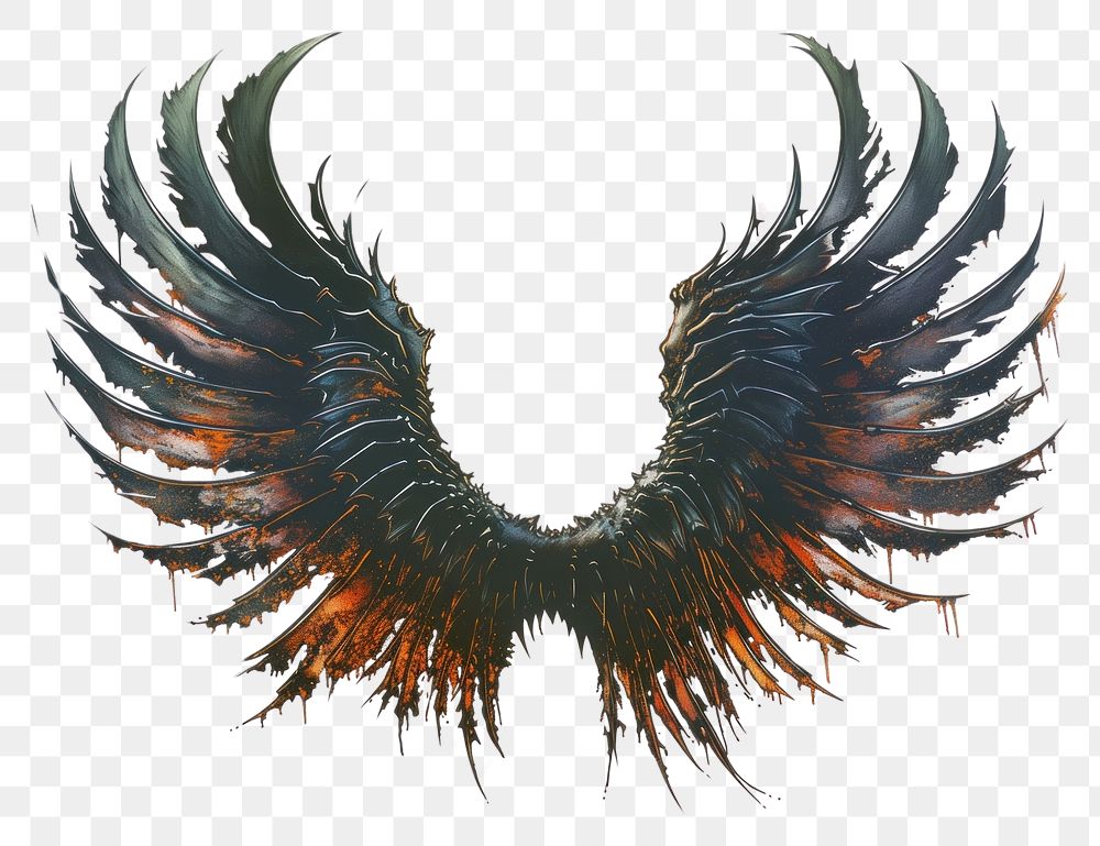 PNG Evil wings art accessories creativity.