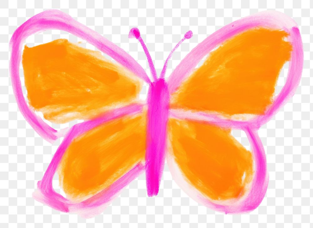PNG Butterfly drawing purple white background.