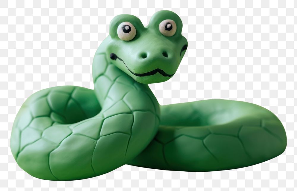PNG Snake reptile animal green.