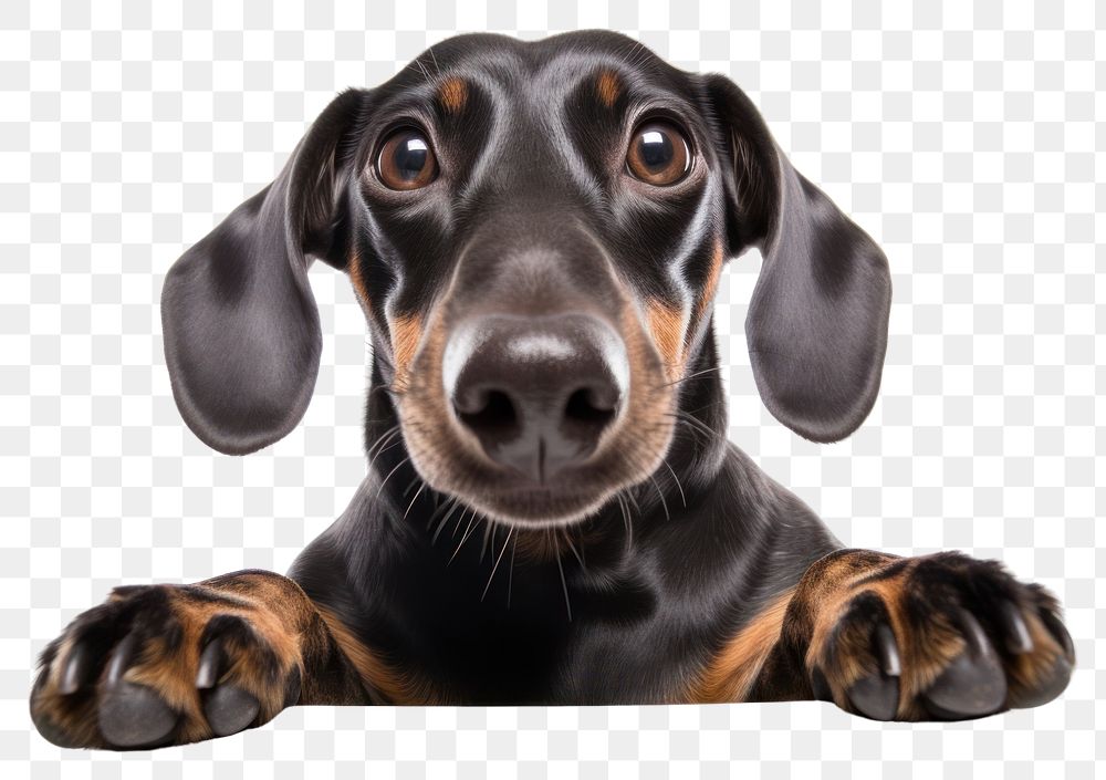 PNG Selfie dachshund animal mammal dog.