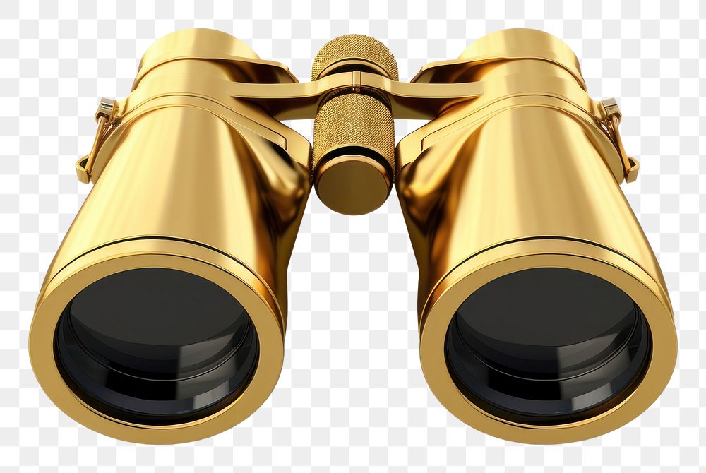 PNG Simple binoculars gold white background circle.