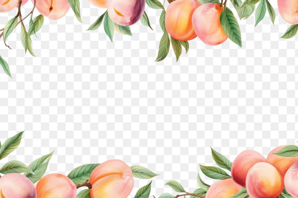PNG Peach line horizontal border backgrounds fruit plant.