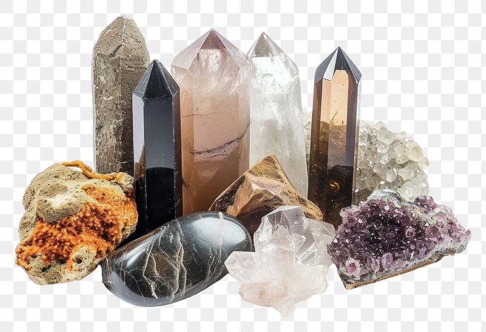 PNG Esoteric gemstone crystal mineral.