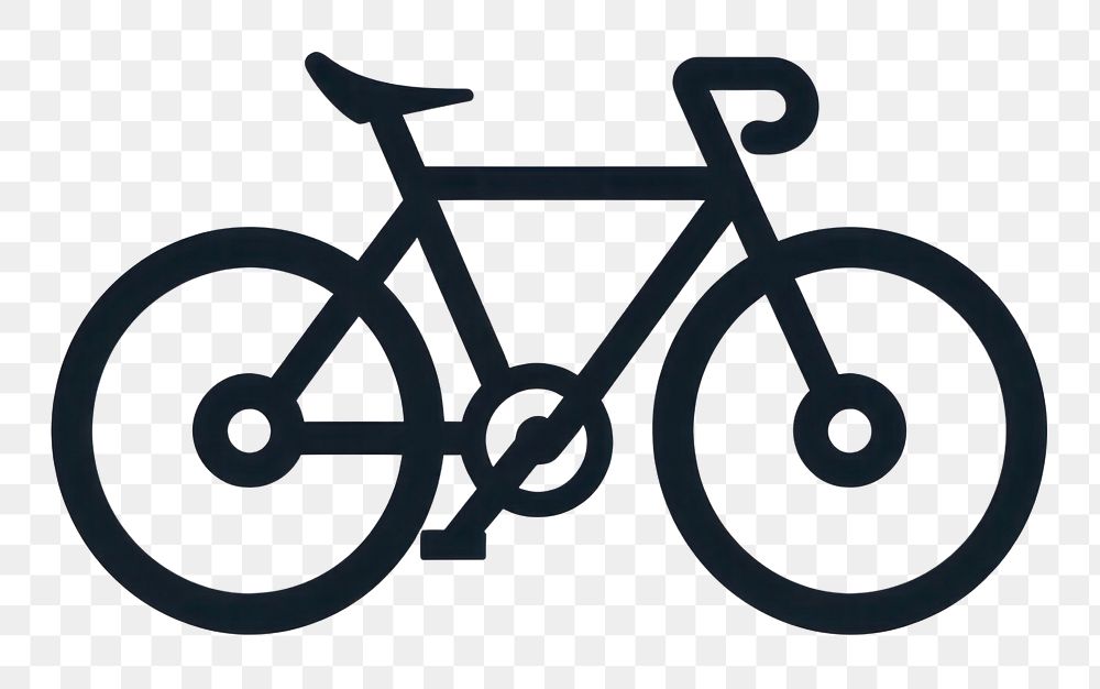 PNG Vehicle bicycle symbol transportation.