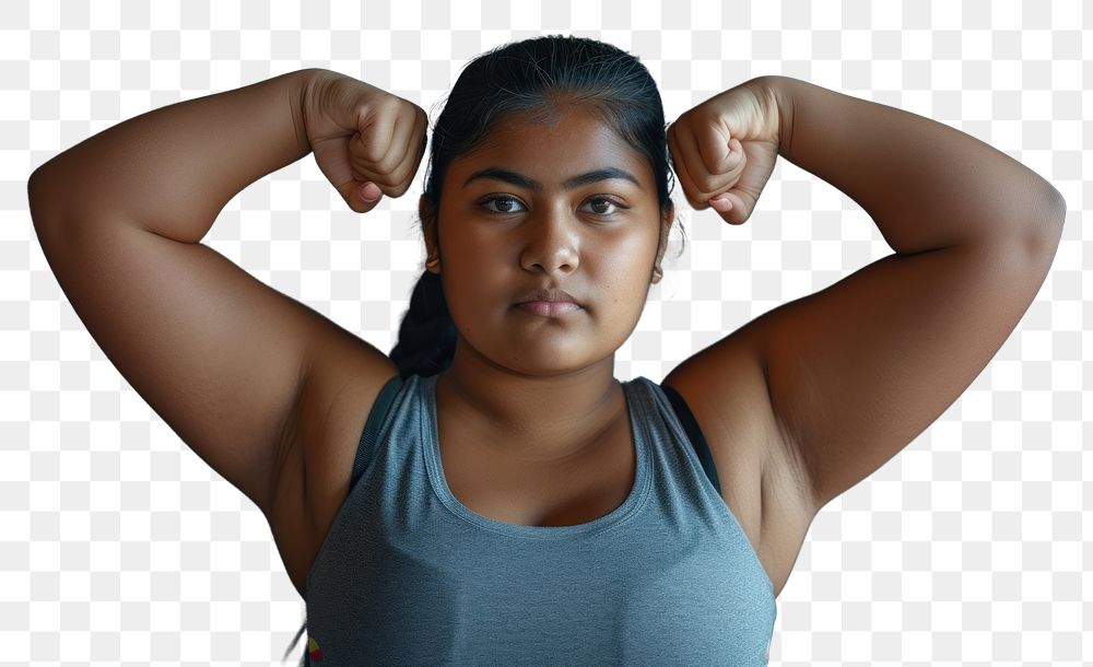 PNG Portrait adult determination bodybuilding.