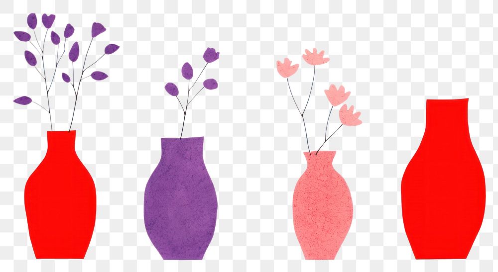 PNG Vase art arrangement decoration.