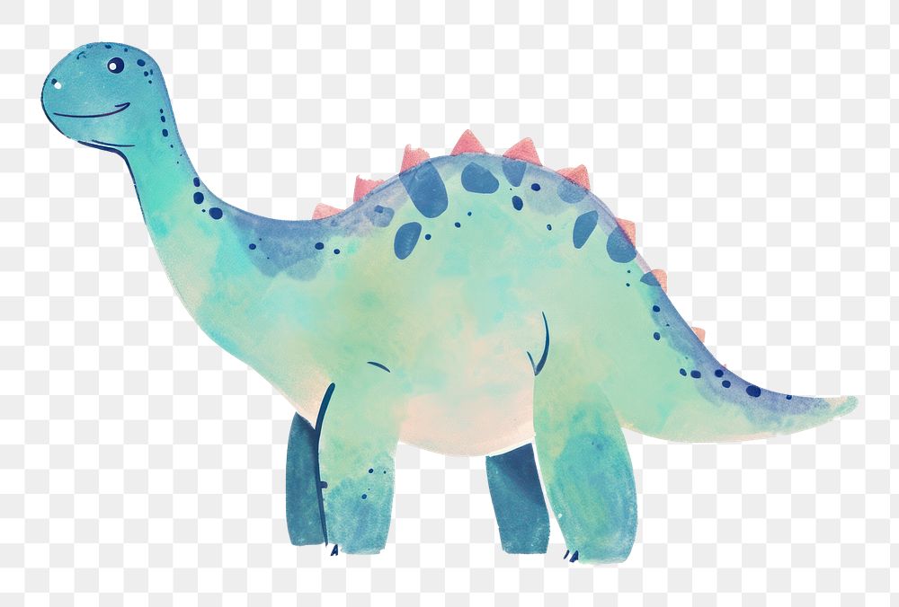 PNG Cute dinosuar illustration dinosaur reptile animal.
