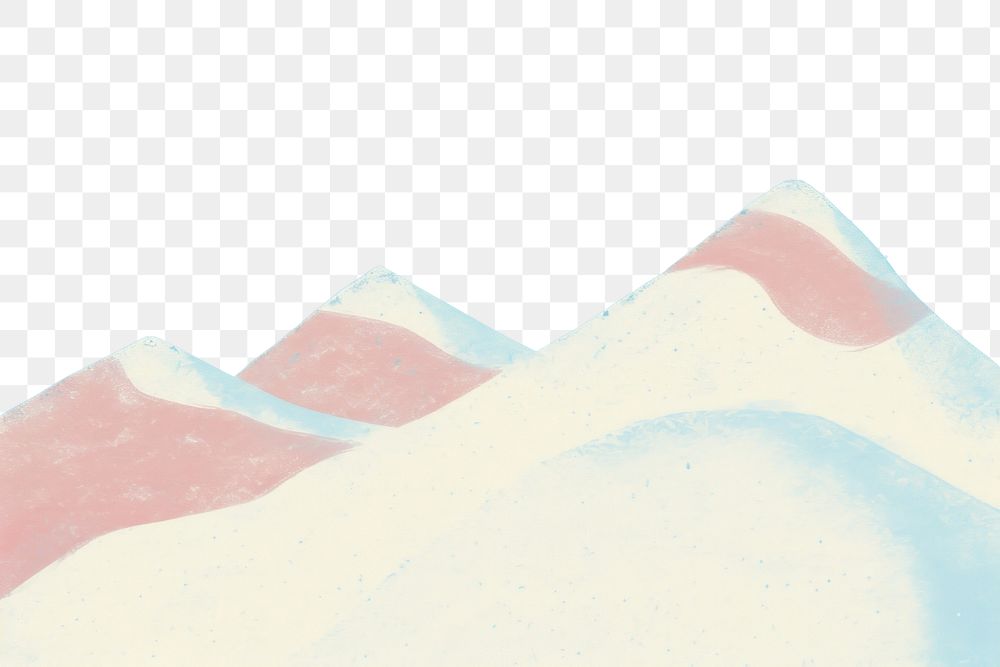 PNG Cute hill of snow illustration outdoors blizzard nature.