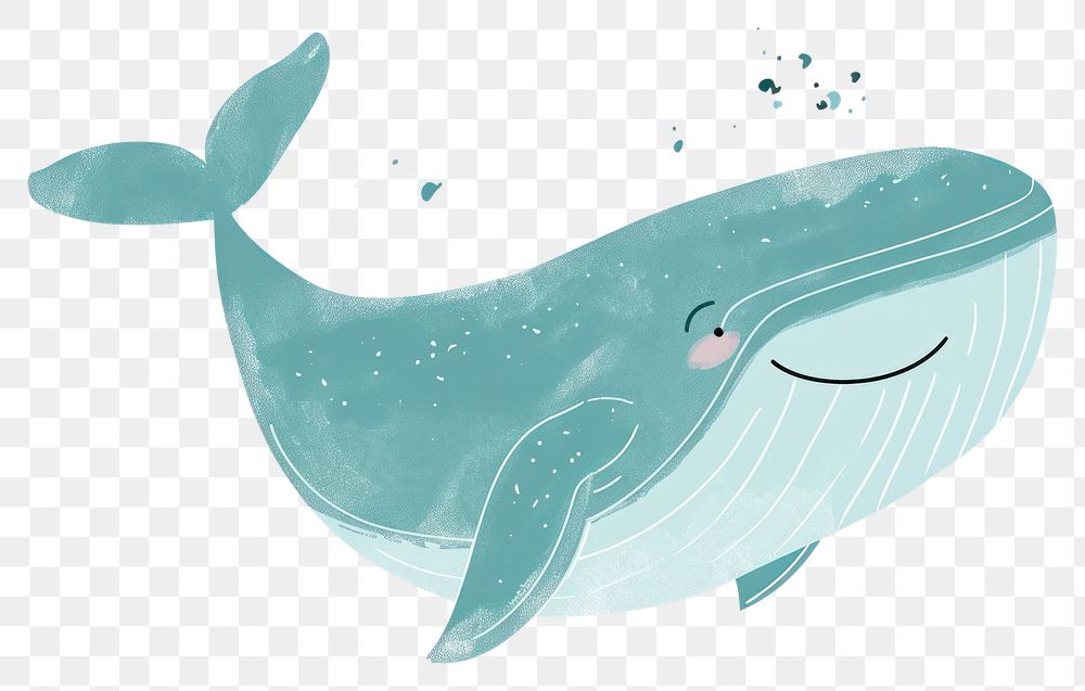 PNG Cute whale illustration animal mammal shark.