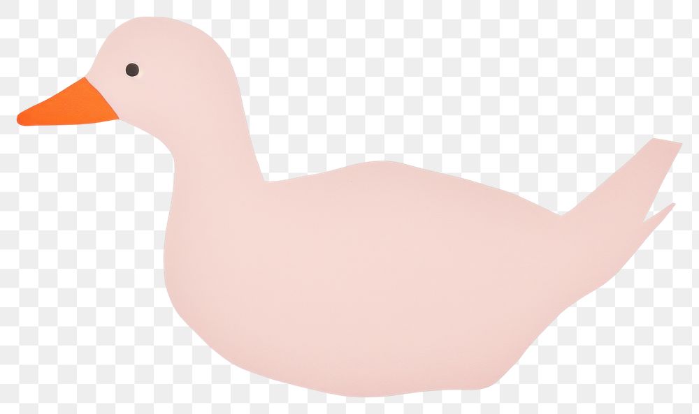 PNG Duck minimalist form animal bird representation.