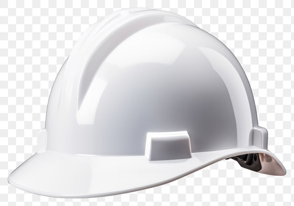 PNG  White safety helmet or hard cap hardhat development protection. AI generated Image by rawpixel.