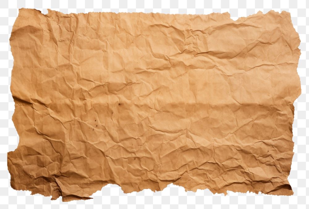 PNG Ripped kraft paper element backgrounds texture  