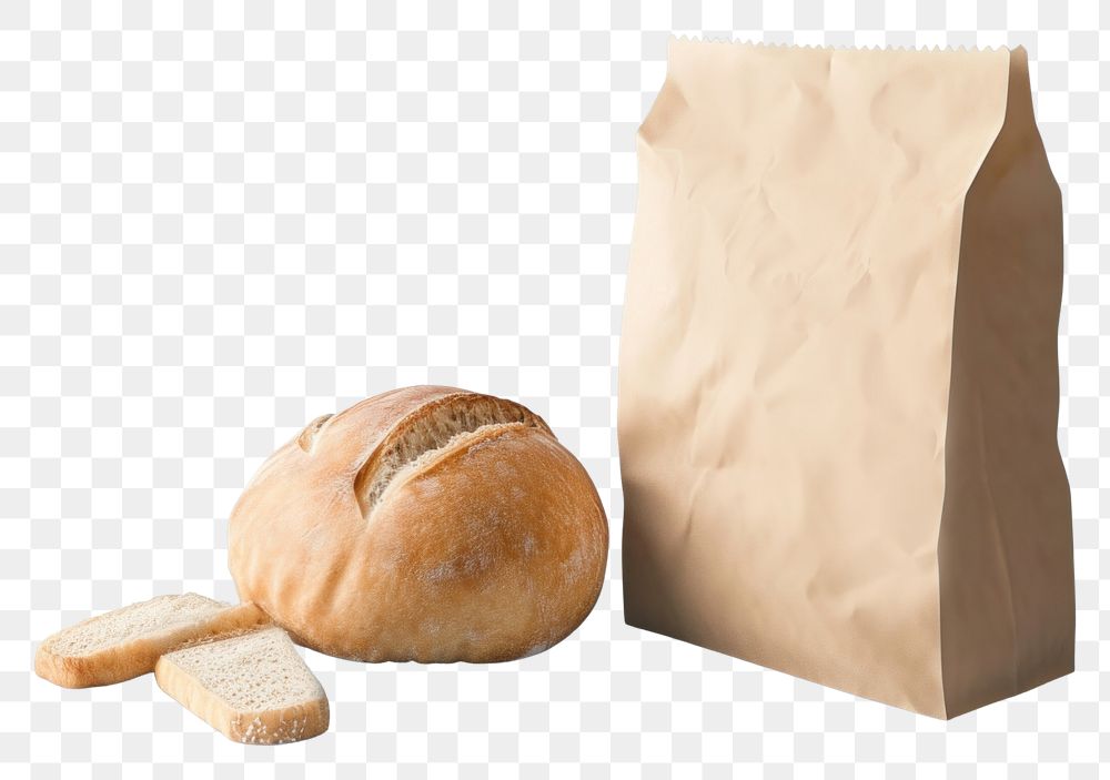 PNG  Bakery packaging mockup bread baker food.