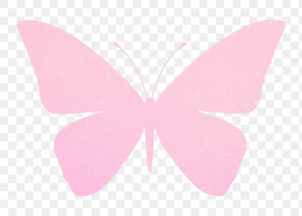 PNG Pink butterfly outdoors purple nature. AI generated Image by rawpixel.