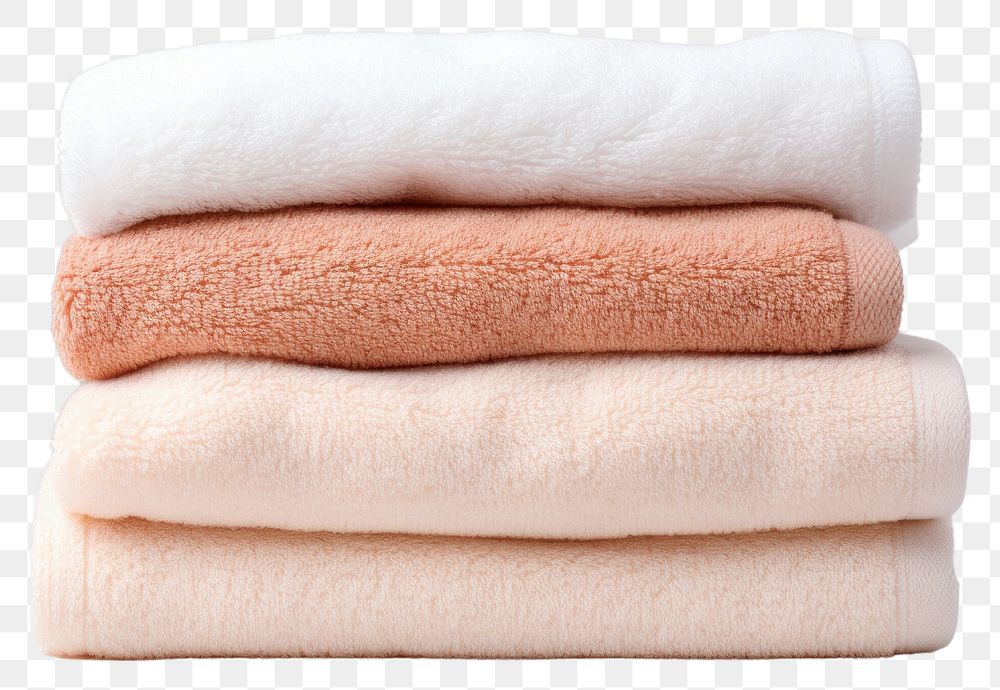 PNG Photo of towel white background simplicity hygiene.