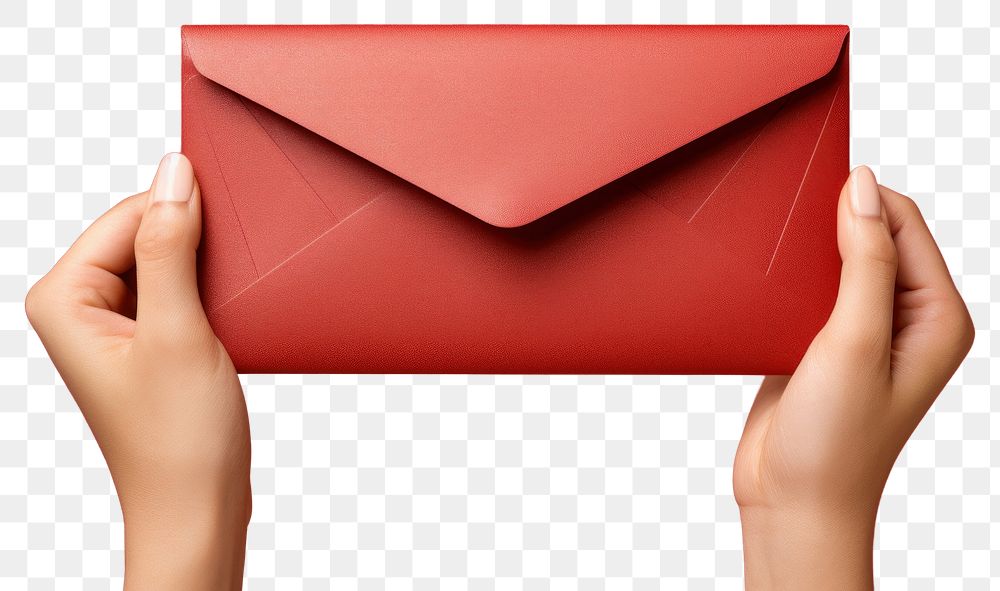PNG Envelope mail holding hand.