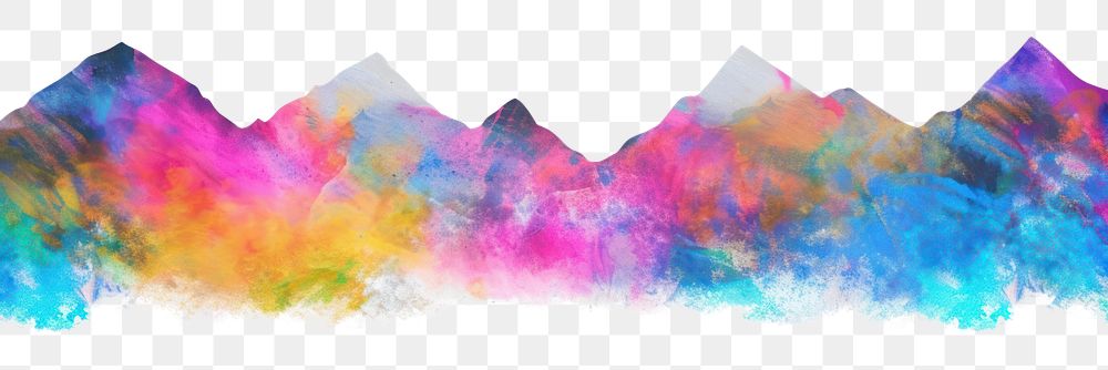 PNG Mountain watercolor border backgrounds outdoors purple.