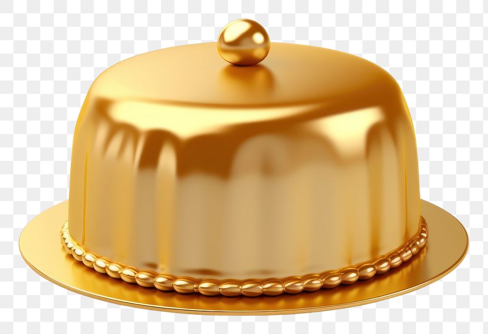 PNG Cake icon gold shiny food.