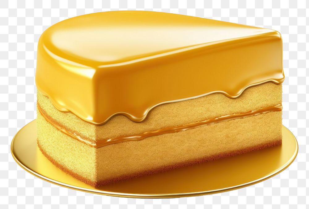 PNG Cake icon dessert food gold.