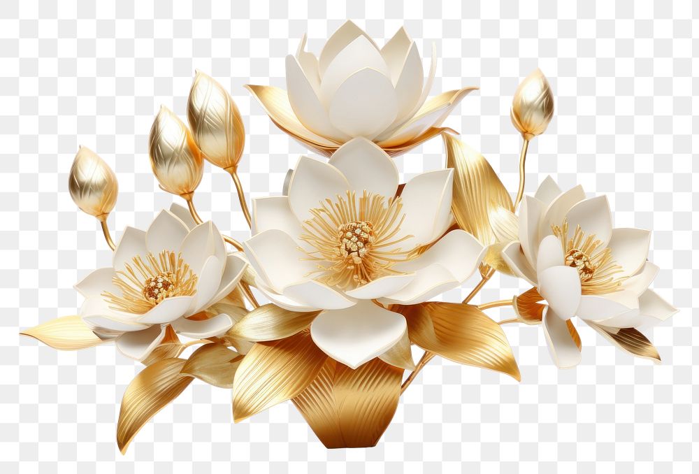 PNG Lotus flowers bouquet petal plant white.