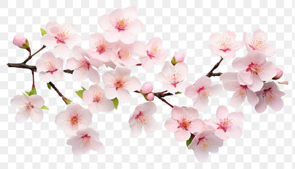 PNG Blossom flower plant cherry.