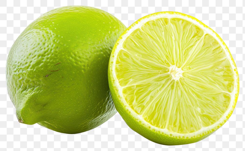 PNG Lime lemon fruit plant.